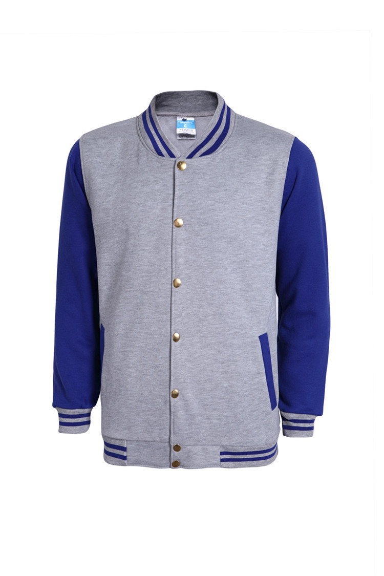 棒球服时尚开衫卫衣精选纽扣棒球服